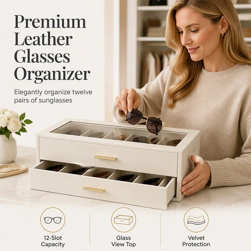VisionGuard Sunglasses Storage Box — Protect. Showcase. Impress.