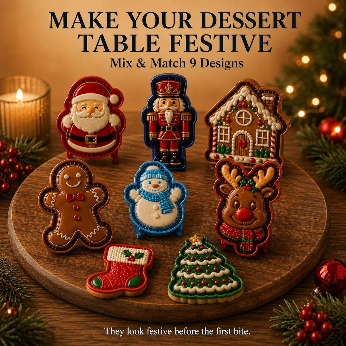 WinterWhimsy Mini Pie Mold — Spark Joy Instantly