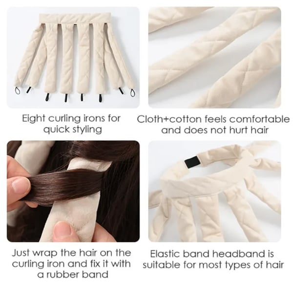 Ava — Heat-Free Curl Headband for Soft, Natural Curls
