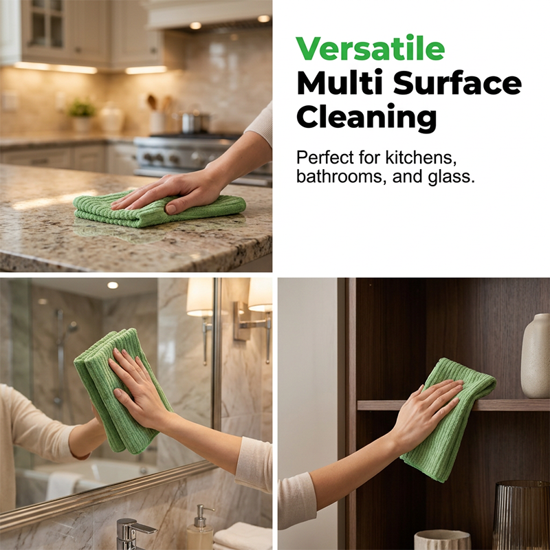 Microfiber Cleaning Sheets — Effortless Grease Erase