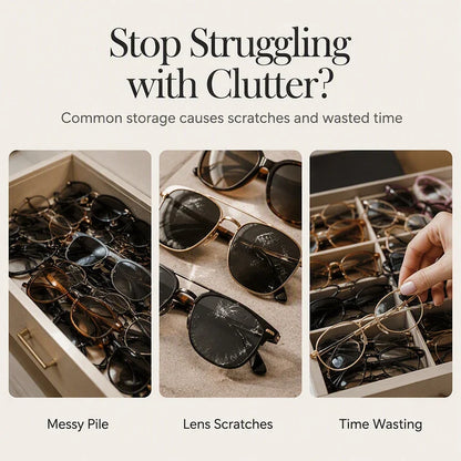 VisionGuard Sunglasses Storage Box — Protect. Showcase. Impress.
