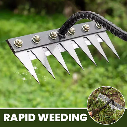 IronBloom — Carbon Steel Garden Rake | 50% OFF