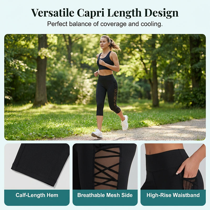 Maya – Breathable, Curve-Lifting Yoga Leggings with Pockets