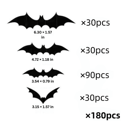 PhantomWing — 3D Halloween Bat Wall Stickers | 50% OFF