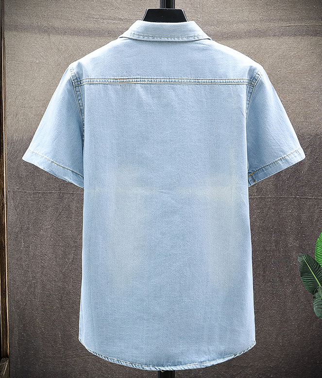 Eddie — Men's Cotton Denim Shirt | 50% OFF