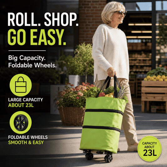 Shoppingcart — Foldable Wheeled Shopping Cart | 50% OFF