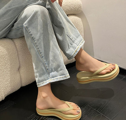 Maria — Braided Platform Summer Sandals | 50% OFF