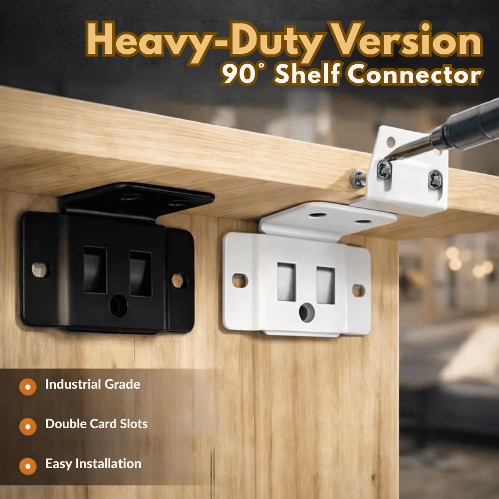TitanGrip — Unshakeable Shelf Brackets 4-pcs | 50% OFF