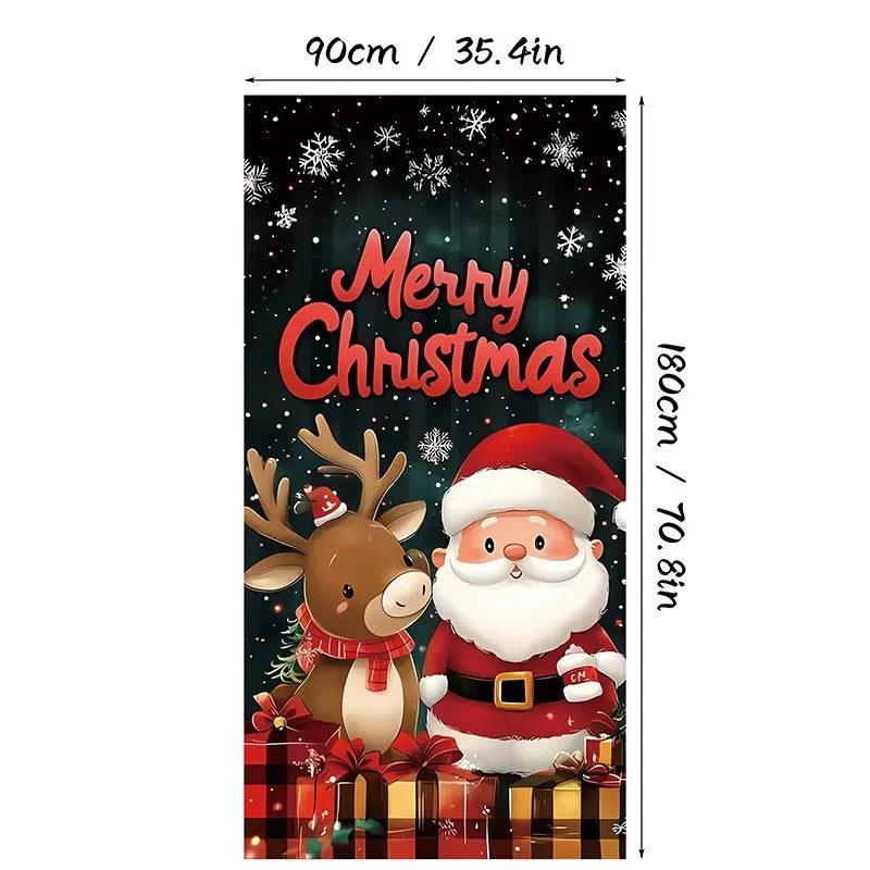Holiday Door Cover — Instant Festive Joy