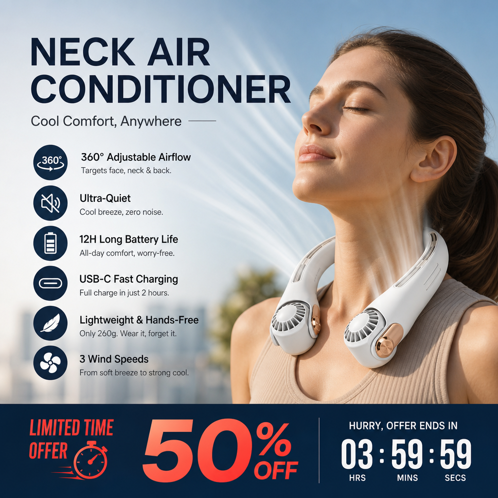 Neck Breeze Fan — Individually Cool Comfort