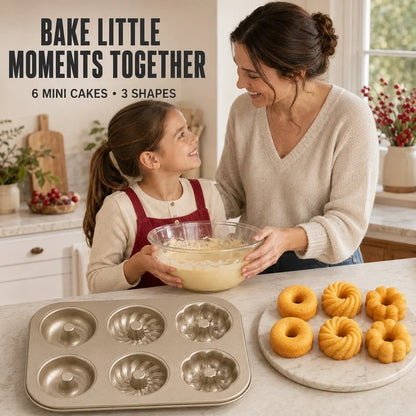CakeCraft Trio Pan — Bake Beautiful Mini Bundts