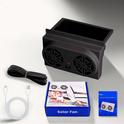Solar Car Ventilator — Instant Cooling Comfort