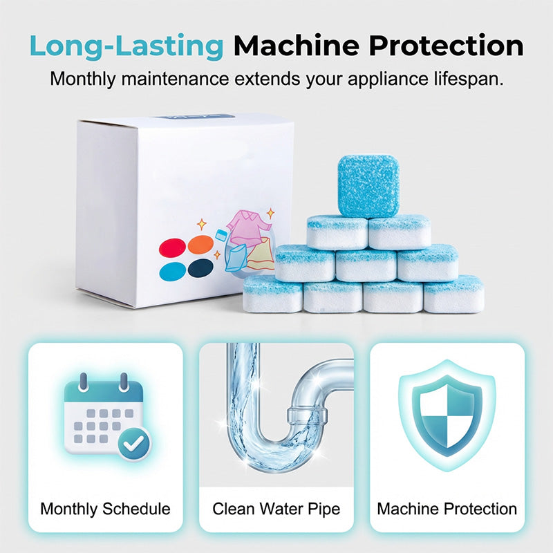 WasherRefresh Tablets — Eliminate Odors Immediately