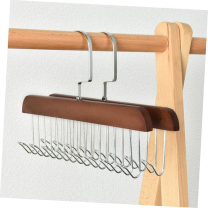 Timeless Wood & Steel Multi Hook Holder – Instant Order, Effortless Elegance
