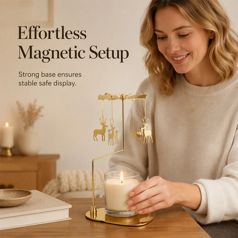LumaTide Candle Spinner — Mesmerize With Warmth