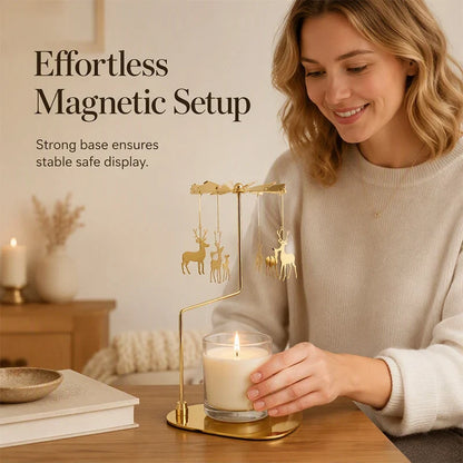 LumaTide Candle Spinner — Mesmerize With Warmth