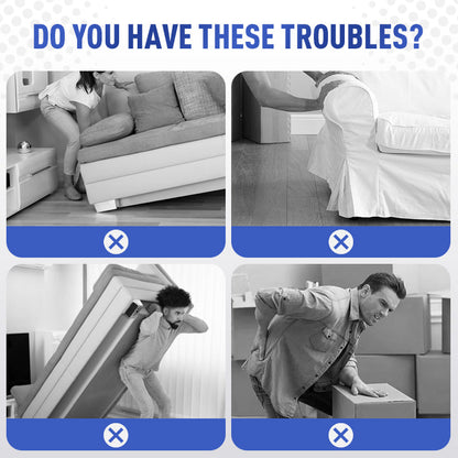 Furniture Lifter — Heavy-Duty Glides, Floor Protection