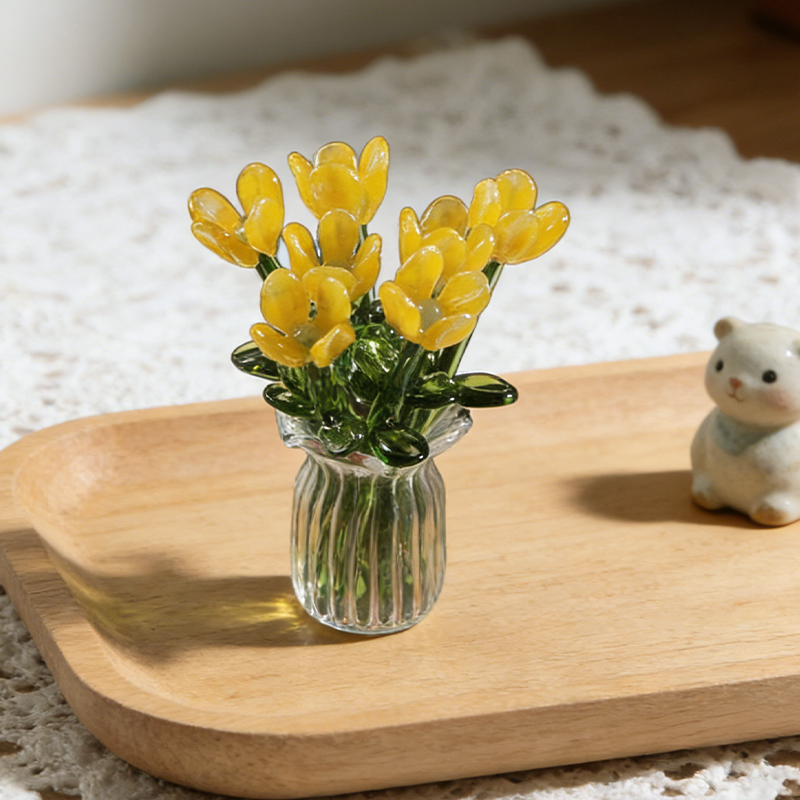 Crystal Glass Flowers — Timeless Beauty and Magic