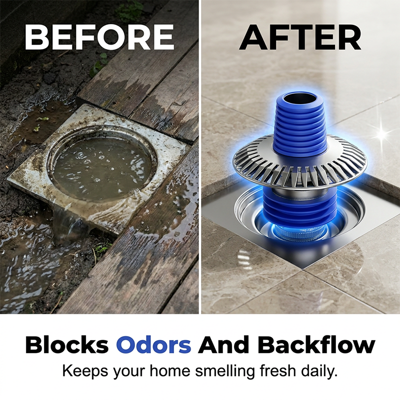 StallGuard 3-in-1 Floor Drain – Always Sealed and Fresh