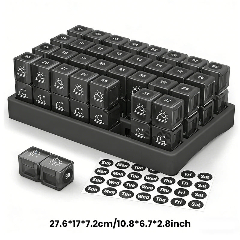 VitaTrack — 31-Day Pill Organizer | 50% OFF