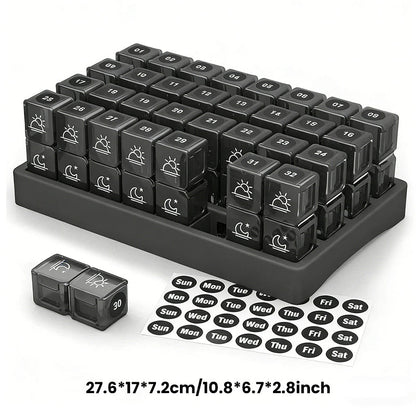 VitaTrack — 31-Day Pill Organizer | 50% OFF