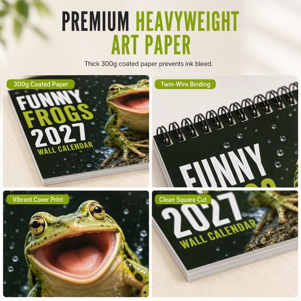 LeapLuxe 2027 Water Calendar — Brighten Every Day