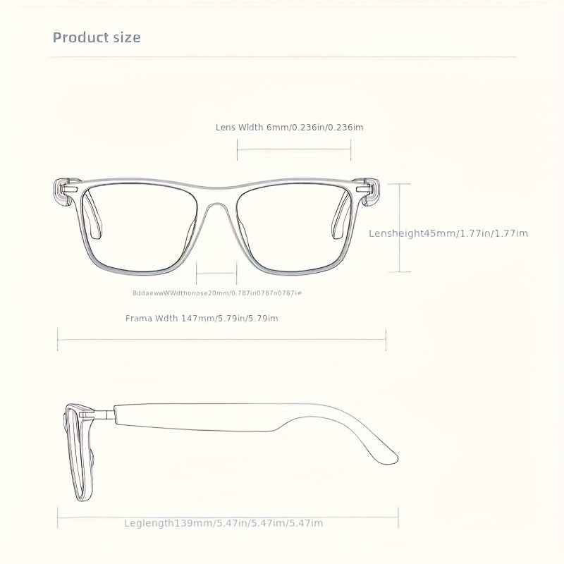 AI Intelligent Translation Glasses – Speak Freely Anywhere