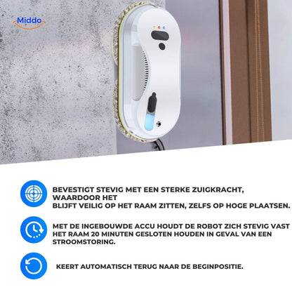 CleanSweep Window Robot — Effortlessly Sparkling Clean Surfaces