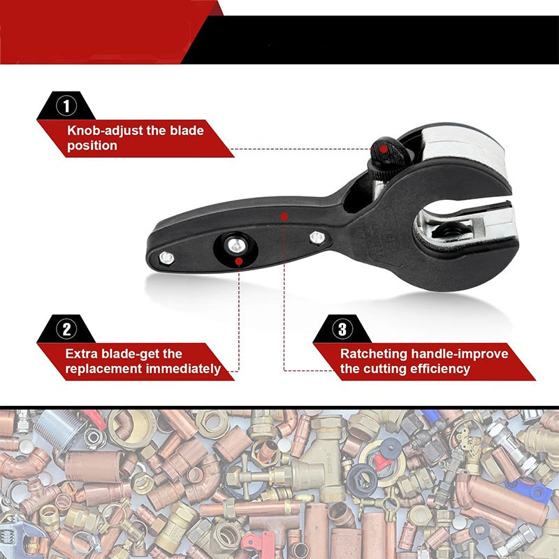 EdgeSwift — Ratchet Pipe Cutter | 50% OFF