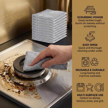 EcoWipe 20pcs — Reusable Cleaning Cloths | 50% OFF