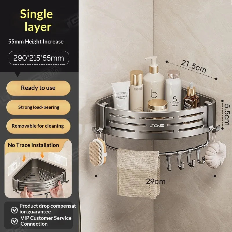 AquaNest Wall Organizer — Clutter-Free Shower Bliss