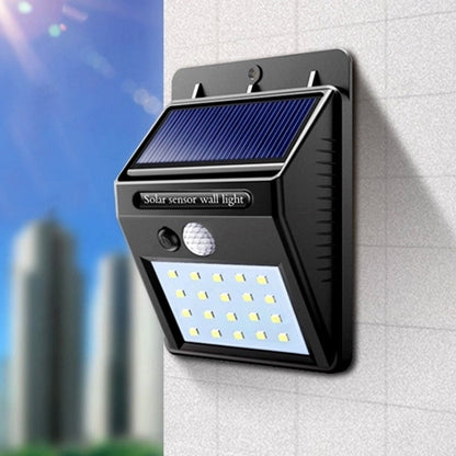 Solar-Powered LED Motion Sensor Lamp — Bright Security Light