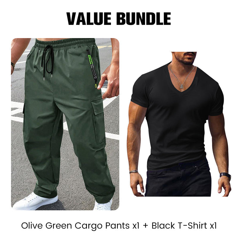 Jackson – Durable Cargo Pants with Adjustable Waistband