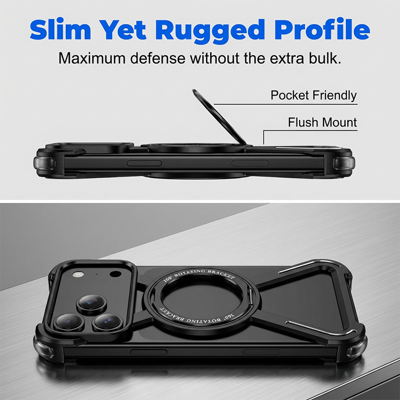Case for Phone 17 Pro — Shockproof, Hands-Free Freedom