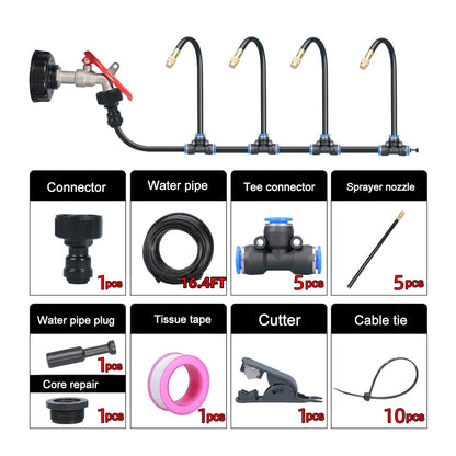 HydraMist Pro — Slim Sprinkler System | 50% OFF