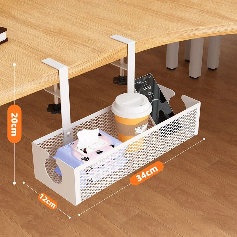 AeraStrip — Under-Desk Storage Rack | 50% OFF