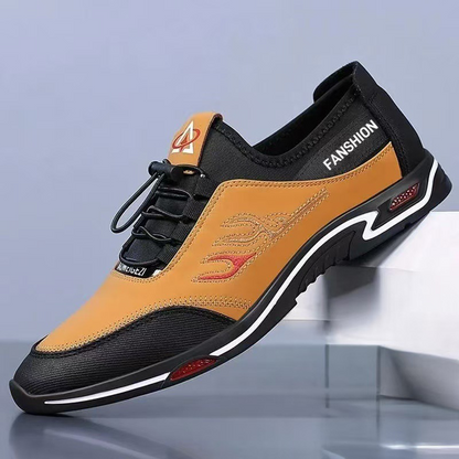 Heidi — Lightweight Breathable Men's PU Leather Shoes