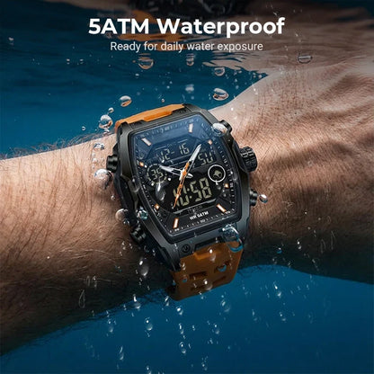 TimeMaster — Dual Display Sport Watch | 50% OFF
