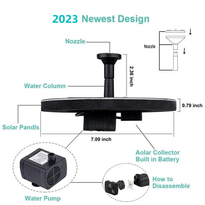 Solar Pond Fountain – Instant Calm Magic
