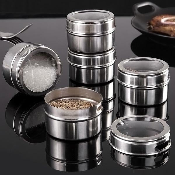 SpiceMag Pro - Magnetic Spice Jar Set | 50% OFF