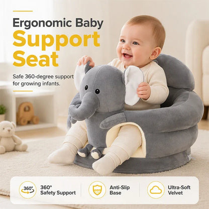 SnuggleNest — Plush Baby Sitting Seat | 50% OFF