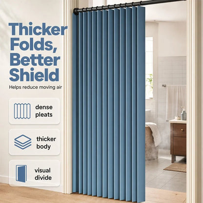 Accordion Curtain — Instant Privacy, Zero Damage
