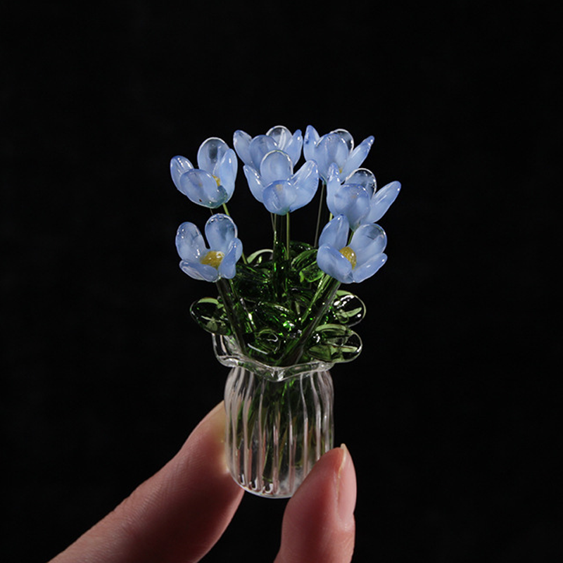 MiriFlor Mini Glass Flowers — Effortless Color Magic