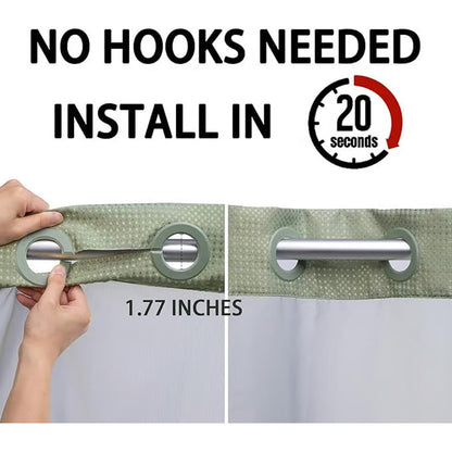 Shower Privacy Curtain — Keep Dry, Brighten Mood