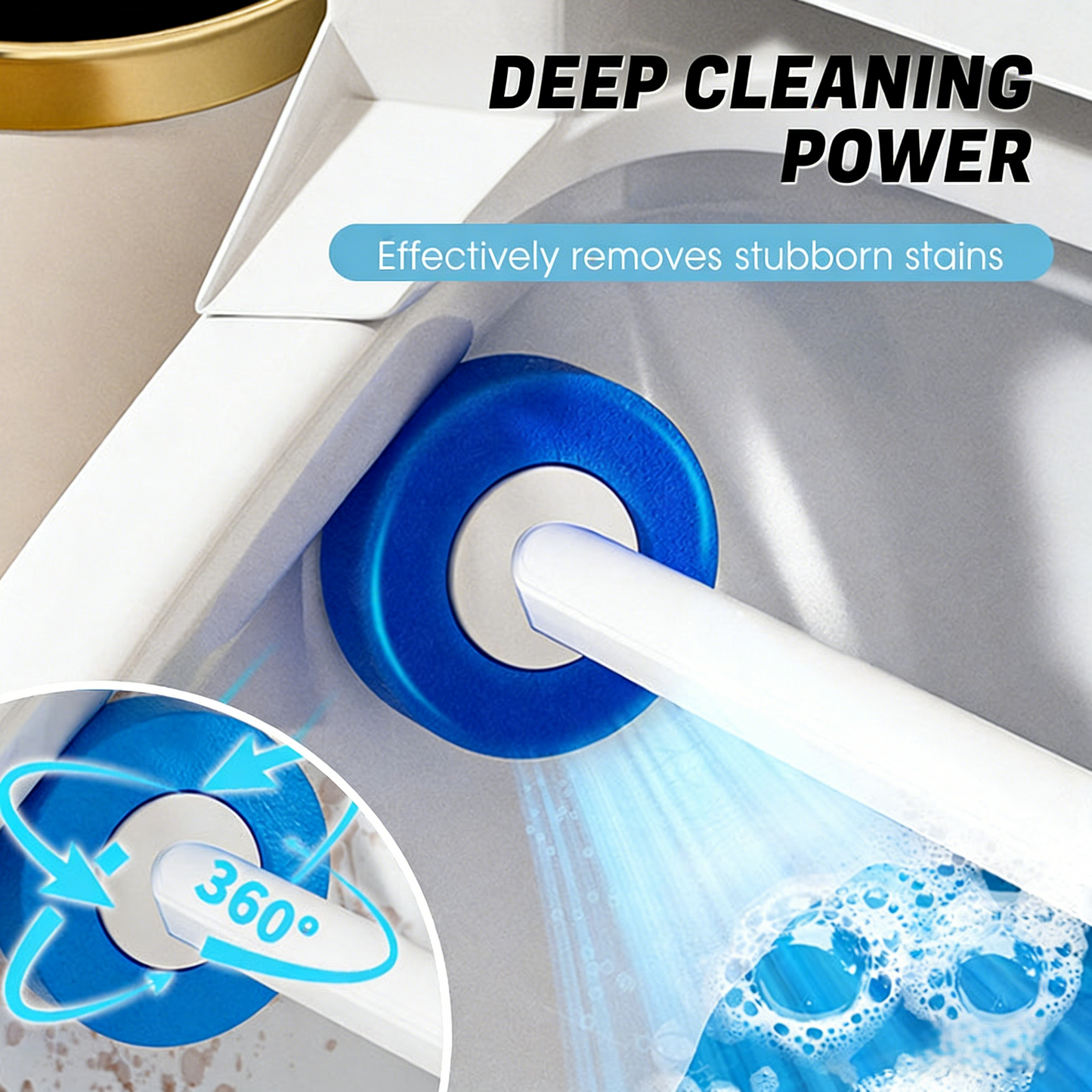 Ultimate Vacuum Brush – Effortlessly Clean Shiny Toilets