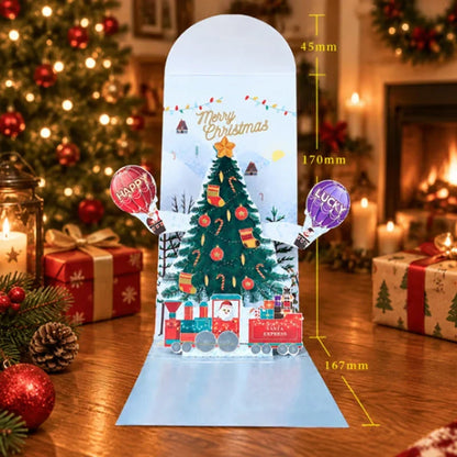 3D Holiday Pop-Up Card — Spark Joy, Create Memories
