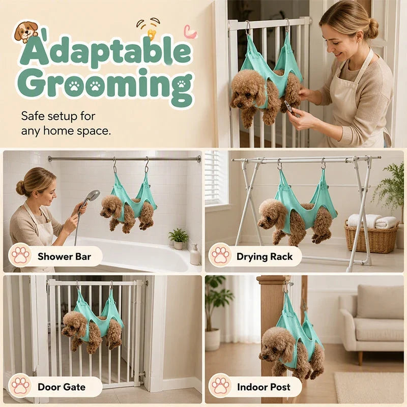 PetEase Grooming Hammock — Calm Pets, Easy Grooming