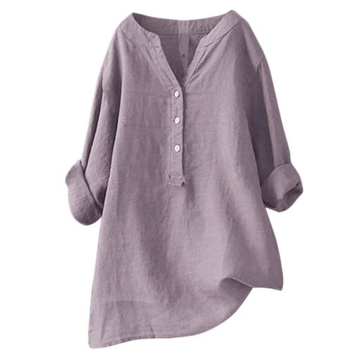 Heidi – Women's Casual Dress with V-Neck and Adjustable Sleeves