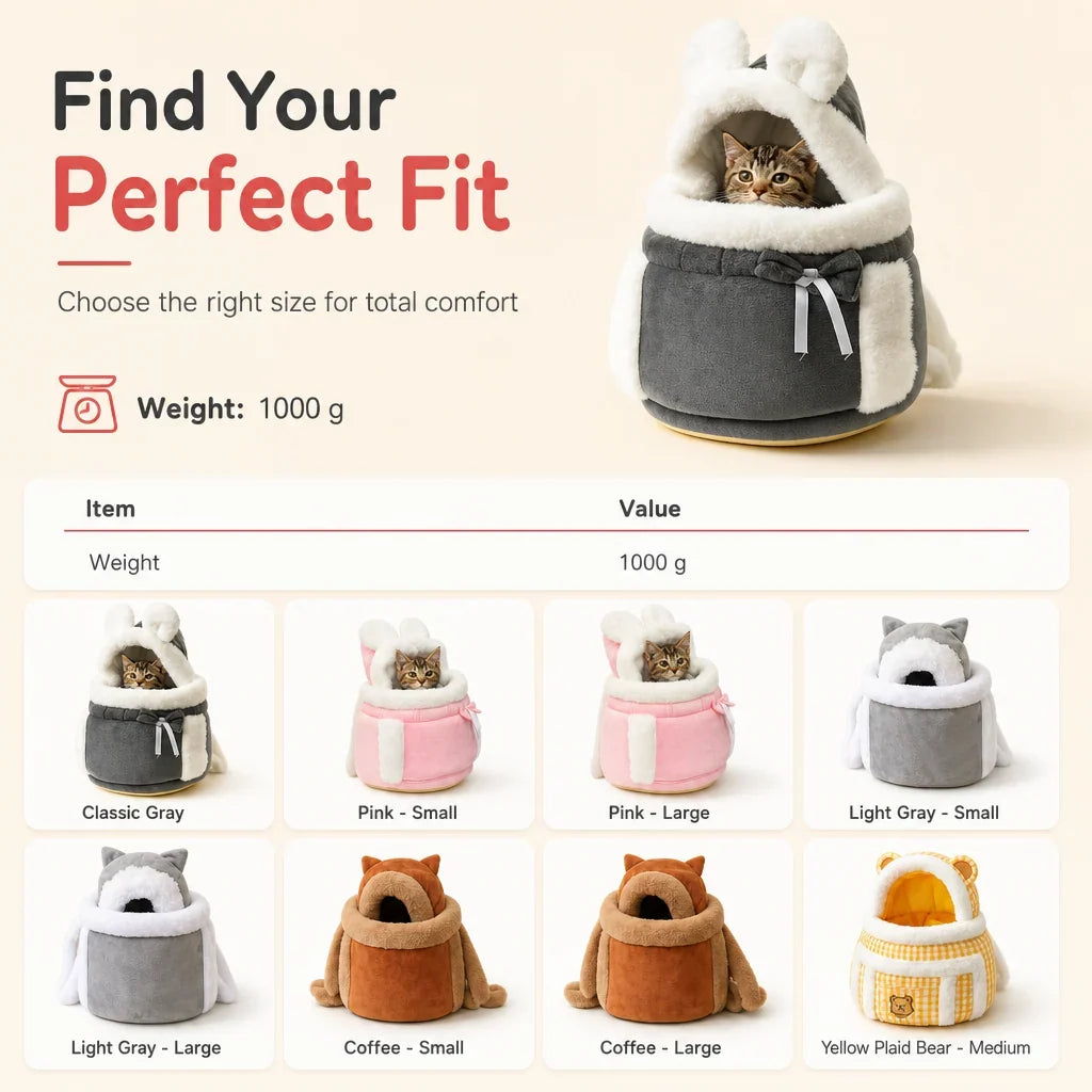 CozyCarry — Warmth Your Cat Craves