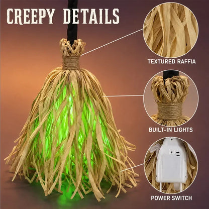 PhantomBroom — Walking Halloween Broom Decoration | 50% OFF